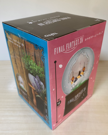 Final Fantasy XIV Online- Fat Cat-  Snow Globe Taito Japan