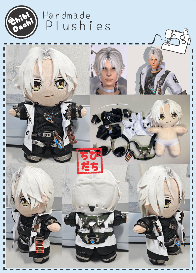 Thancred - Standard 25cm Chibi Dachi plush