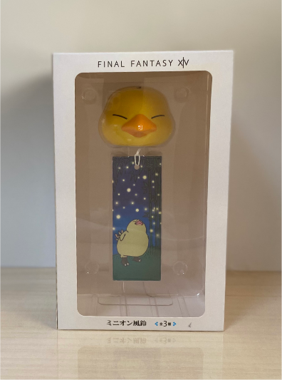 Final Fantasy XIV-Fat Chocobo Minion Wind Bell/ Charm-  Figure Taito Japan