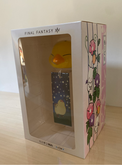Final Fantasy XIV-Fat Chocobo Minion Wind Bell/ Charm-  Figure Taito Japan